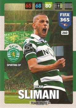 Islam Slimani Sporting CP Panini FIFA 365 2017 Adrenalyn XL  #260