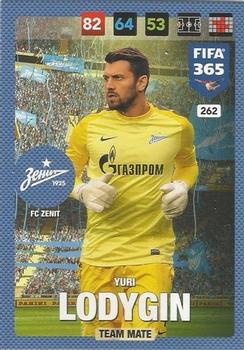 Yuri Lodygin Zenit Petersburg Panini FIFA 365 2017 Adrenalyn XL  #262