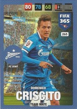 Domenico Criscito Zenit Petersburg Panini FIFA 365 2017 Adrenalyn XL  #265