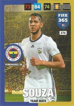 Souza Fenerbahce Istanbul Panini FIFA 365 2017 Adrenalyn XL  #276