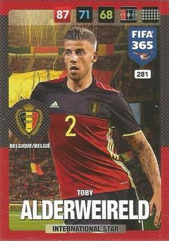 Toby Alderweireld Belgium Panini FIFA 365 2017 Adrenalyn XL International Star #281