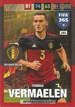 Thomas Vermaelen Belgium Panini FIFA 365 2017 Adrenalyn XL International Star #282