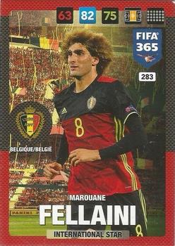 Marouane Fellaini Belgium Panini FIFA 365 2017 Adrenalyn XL International Star #283