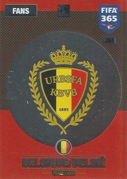 Team Logo Belgium Panini FIFA 365 2017 Adrenalyn XL Team Logo #284