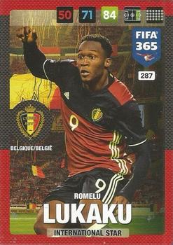 Romelu Lukaku Belgium Panini FIFA 365 2017 Adrenalyn XL International Star #287