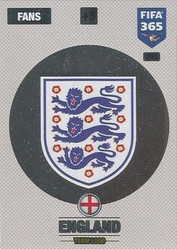 Team Logo England Panini FIFA 365 2017 Adrenalyn XL Team Logo #293