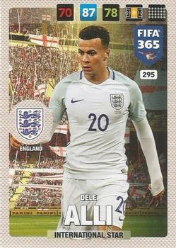 Dele Alli England Panini FIFA 365 2017 Adrenalyn XL International Star #295
