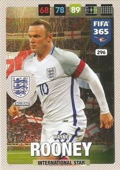 Wayne Rooney England Panini FIFA 365 2017 Adrenalyn XL International Star #296