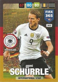 Andre Schurrle Germany Panini FIFA 365 2017 Adrenalyn XL International Star #303