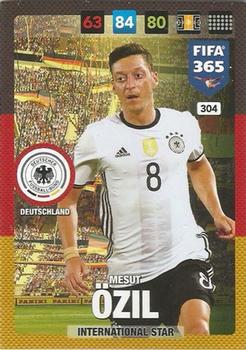 Mesut Ozil Germany Panini FIFA 365 2017 Adrenalyn XL International Star #304