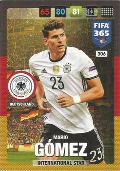 Mario Gomez Germany Panini FIFA 365 2017 Adrenalyn XL International Star #306