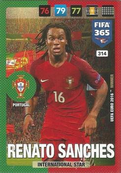 Renato Sanches Portugal Panini FIFA 365 2017 Adrenalyn XL International Star #314