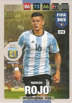 Marcos Rojo Argentina Panini FIFA 365 2017 Adrenalyn XL International Star #318