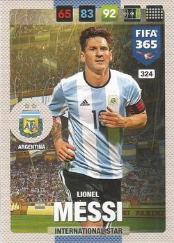 Lionel Messi Argentina Panini FIFA 365 2017 Adrenalyn XL International Star #324