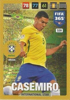 Casemiro Brazil Panini FIFA 365 2017 Adrenalyn XL International Star #328