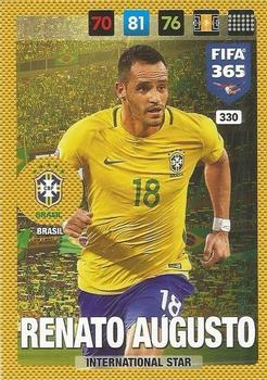 Renato Augusto Brazil Panini FIFA 365 2017 Adrenalyn XL International Star #330