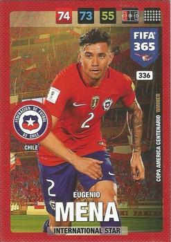 Eugenio Mena Chile Panini FIFA 365 2017 Adrenalyn XL International Star #336