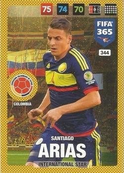 Santiago Arias Colombia Panini FIFA 365 2017 Adrenalyn XL International Star #344