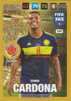 Edwin Cardona Colombia Panini FIFA 365 2017 Adrenalyn XL International Star #349