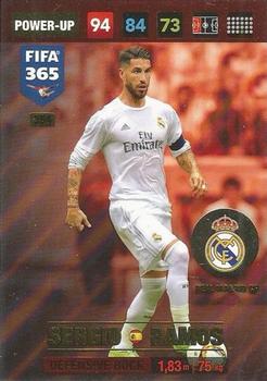 Sergio Ramos Real Madrid Panini FIFA 365 2017 Adrenalyn XL Defensive Rock #354