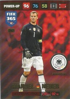 Manuel Neuer Germany Panini FIFA 365 2017 Adrenalyn XL Defensive Rock #357