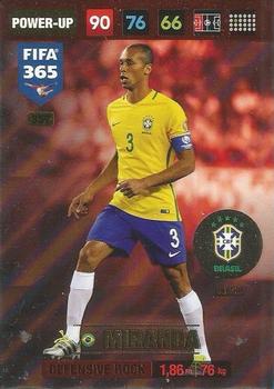 Miranda Brazil Panini FIFA 365 2017 Adrenalyn XL Defensive Rock #359