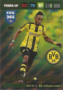 Pierre-Emerick Aubameyang Borussia Dortmund Panini FIFA 365 2017 Adrenalyn XL Goal Machine #375