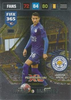 Riyad Mahrez Leicester City Panini FIFA 365 2017 Adrenalyn XL AXL Debut #409