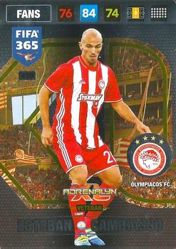 Esteban Cambiasso Olympiacos FC Panini FIFA 365 2017 Adrenalyn XL AXL Veteran #410