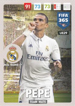 Pepe Real Madrid Panini FIFA 365 2017 Adrenalyn XL  #UE029