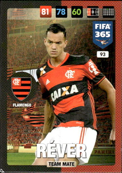 Rever Flamengo Panini FIFA 365 2017 Adrenalyn XL Nordic Edition  #93