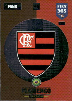 Club Badge Flamengo Panini FIFA 365 2017 Adrenalyn XL Nordic Edition Club Logo #95
