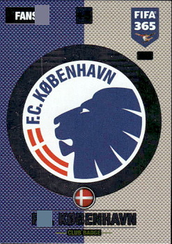 Club Badge FC Kobenhavn Panini FIFA 365 2017 Adrenalyn XL Nordic Edition Club Logo #113
