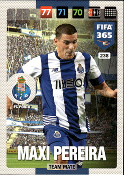 Maxi Pereira FC Porto Panini FIFA 365 2017 Adrenalyn XL Nordic Edition  #238