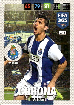 Jesus Corona FC Porto Panini FIFA 365 2017 Adrenalyn XL Nordic Edition  #242