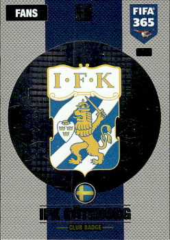 Club Badge IFK Goteborg Panini FIFA 365 2017 Adrenalyn XL Nordic Edition Club Logo #266