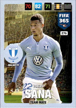 Tobias Sana Malmo FF Panini FIFA 365 2017 Adrenalyn XL Nordic Edition  #276