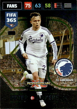 Peter Ankersen FC Kobenhavn Panini FIFA 365 2017 Adrenalyn XL Nordic Edition AXL Veteran #408