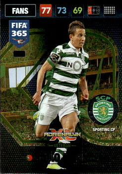 Joao Pereira Sporting CP Panini FIFA 365 2017 Adrenalyn XL Nordic Edition AXL Veteran #414