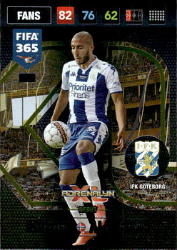 Haitam Aleesami IFK Goteborg Panini FIFA 365 2017 Adrenalyn XL Nordic Edition AXL Debut #416