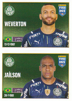 Weverton / Jailson Palmeiras samolepka 2022 FIFA 365 #19