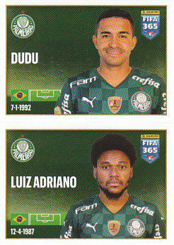Dudu / Luiz Adriano Palmeiras samolepka 2022 FIFA 365 #27
