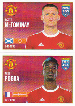 Scott McTominay / Paul Pogba Manchester United samolepka 2022 FIFA 365 #85