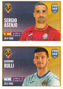 Sergio Asenjo / Geronimo Rulli Villarreal samolepka 2022 FIFA 365 #139