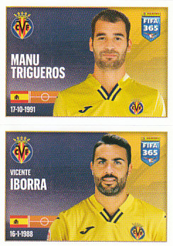 Manu Trigueros / Vicente Iborra Villarreal samolepka 2022 FIFA 365 #145