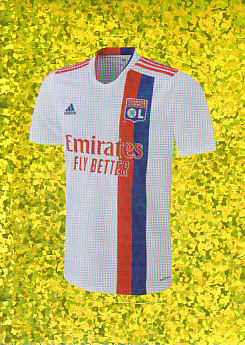 Olympique Lyonnais team uniform Olympique Lyonnais samolepka 2022 FIFA 365 #167