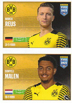Marco Reus / Donyell Malen Borussia Dortmund samolepka 2022 FIFA 365 #208