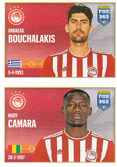 Andreas Bouchalakis / Mady Camara Olympiacos FC samolepka 2022 FIFA 365 #218
