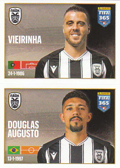 Vieirinha / Douglas Augusto PAOK FC samolepka 2022 FIFA 365 #233