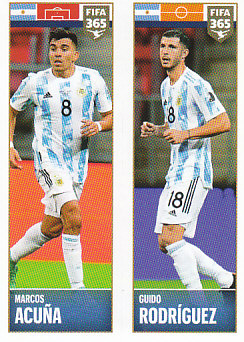 Marcos Acuna / Guido Rodriguez Argentina samolepka 2022 FIFA 365 #344